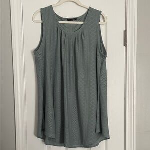 Monnuro Green Tank Top Blouse